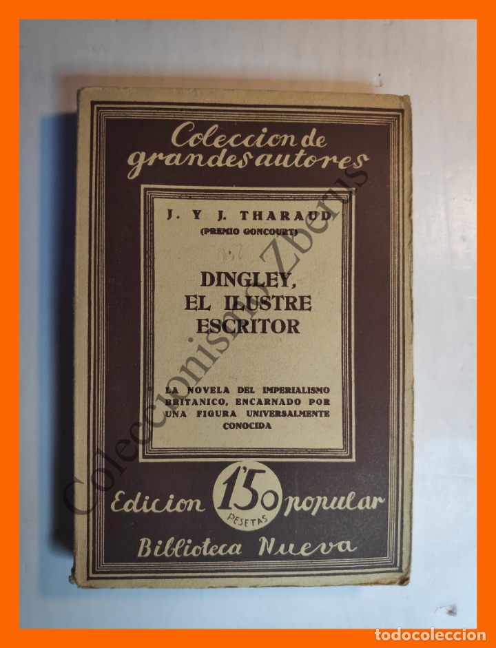 Libros antiguos: Dingley el ilustre escritor - Jerome y Jean Tharaud - Foto 1