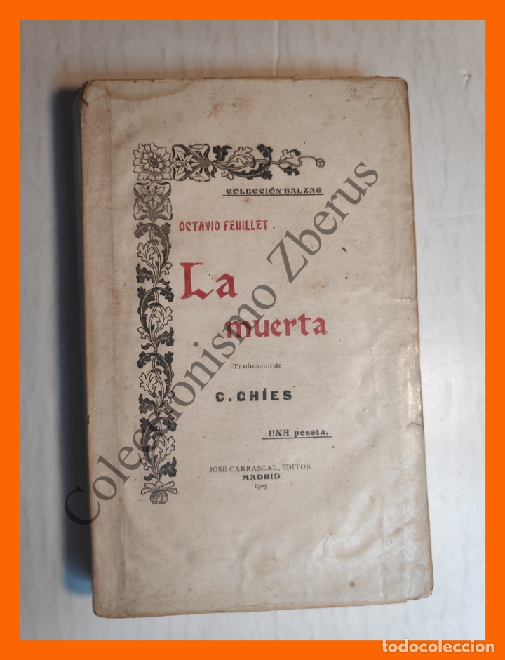 Libros antiguos: La Muerta - Octavio Feuillet - Foto 1
