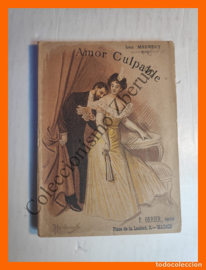 Libros antiguos: Amor Culpable - Louis Maurecy - Foto 1