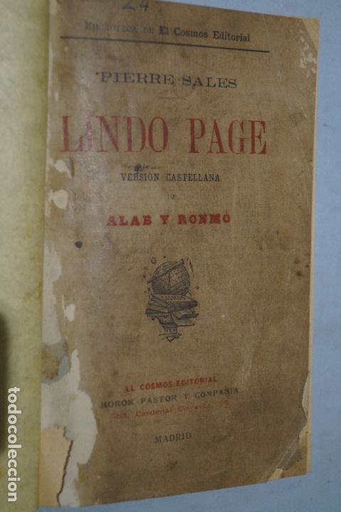 Libros antiguos: LINDO PAGE. PIERRE SALES. - Foto 2