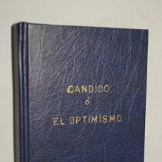 Libros antiguos: CÁNDIDO O EL OPTIMISMO. VOLTAIRE.