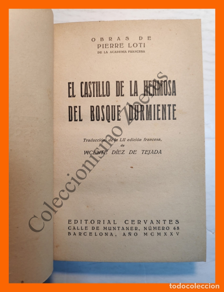 Libros antiguos: El castillo de la hermosa del bosque durmiente - Pierre Lotti - Foto 2