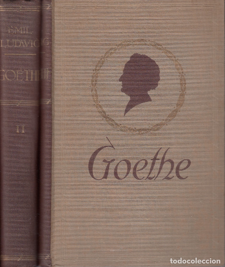 Libros antiguos: ref.0031851 GOETHE / Emil Ludwig - Foto 1
