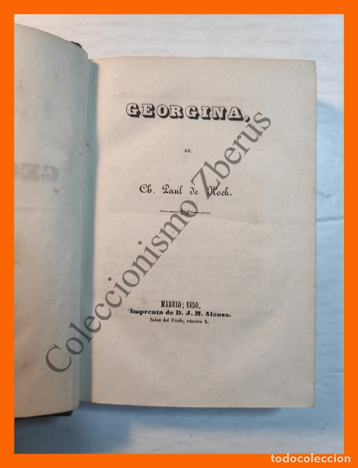 Libros antiguos: Georgina - Paul de Kock - Foto 2