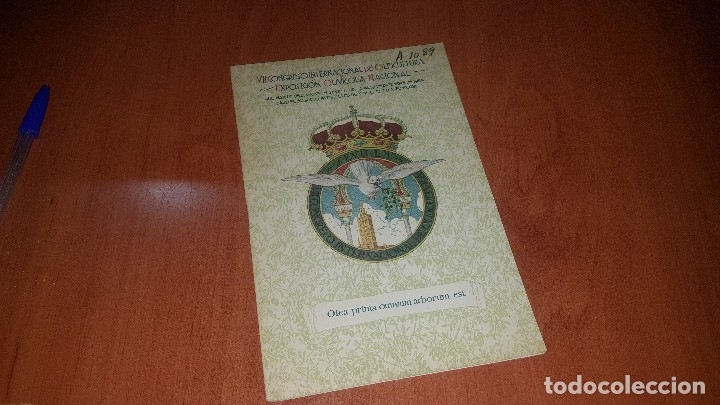 Livres anciens: VII Congreso internacional de oleicultura y exposicion olivicola nacional 1924