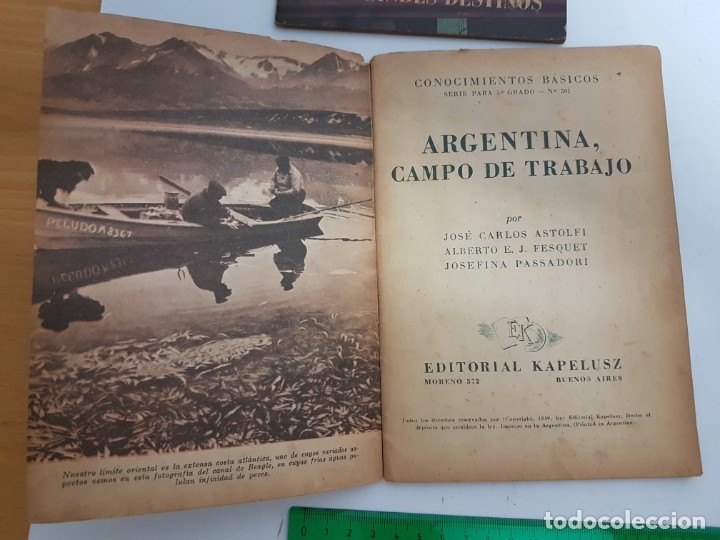 Libros antiguos: LOTE 4 LIBROS ESCULA ARGENTINA. - Foto 3