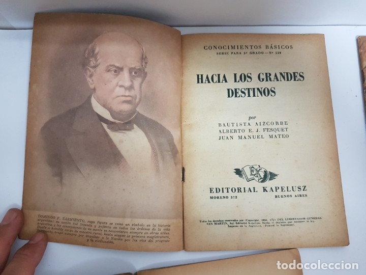 Libros antiguos: LOTE 4 LIBROS ESCULA ARGENTINA. - Foto 5