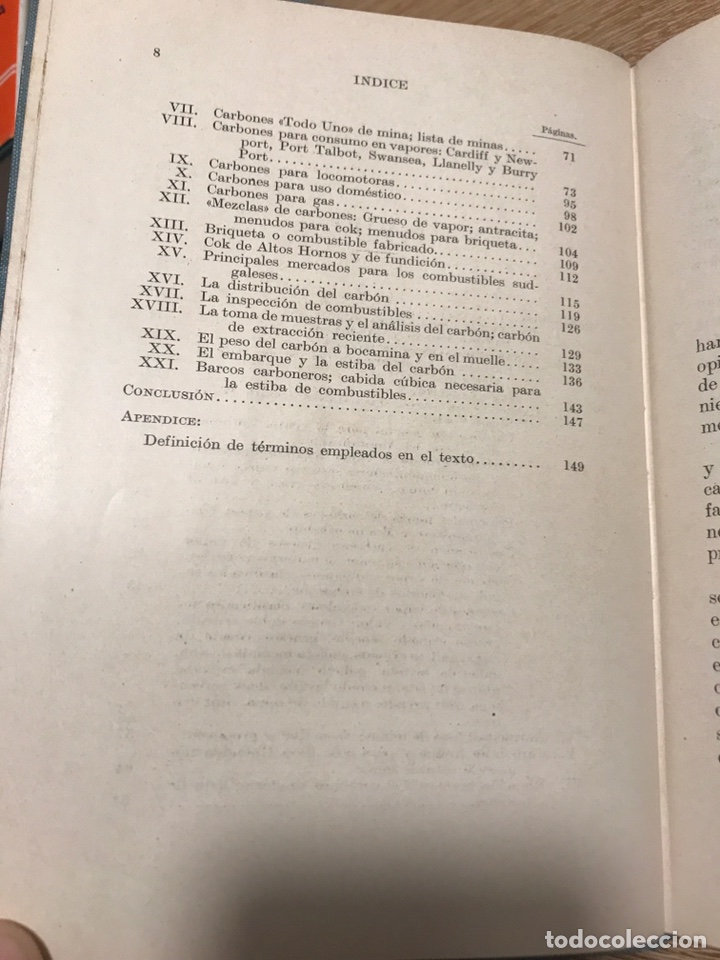 Libros antiguos: Manual del comprador de carbones cardiff y otros - Foto 4