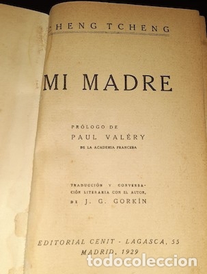 Libros antiguos: MI MADRE, CHENG TCHENG, ED. CENIT, DE 1929 - Foto 2