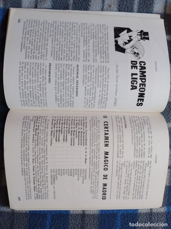 Libros antiguos: C.E.D.A.M Almanaque de magia 1969 (449) - Foto 2