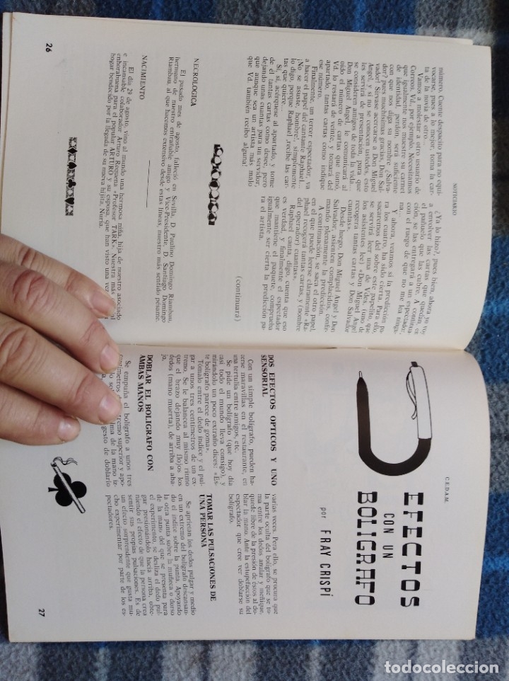 Libros antiguos: C.E.D.A.M Almanaque de magia 1970 (449) - Foto 2