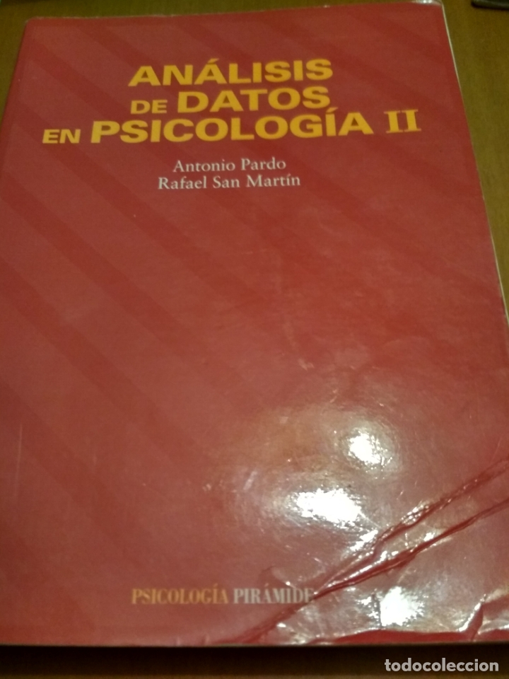 Libros antiguos: An&aacute;lisis de datos en psicolog&iacute;a II - Foto 1