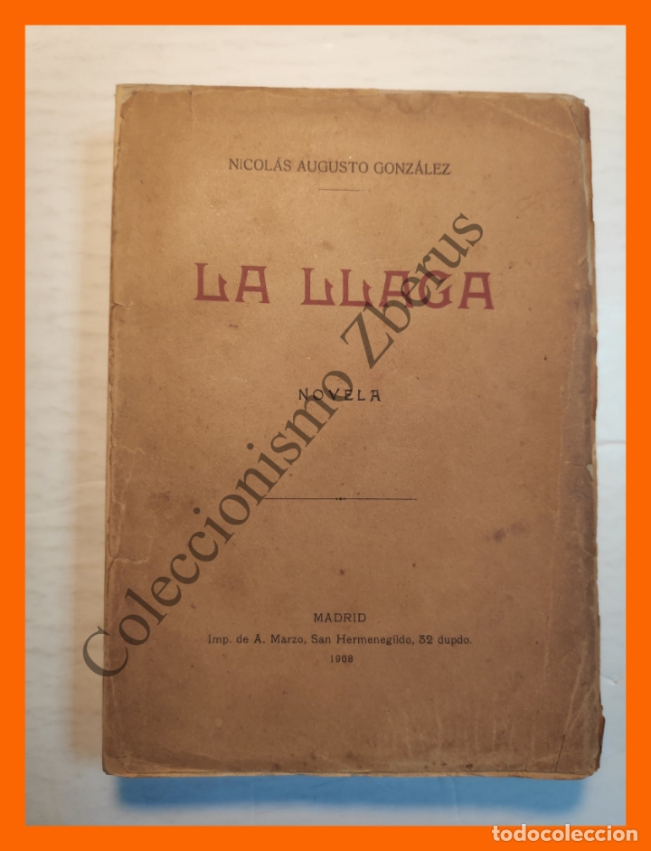 Libros antiguos: La Llaga - Nicolas Augusto Gonzalez - Foto 1