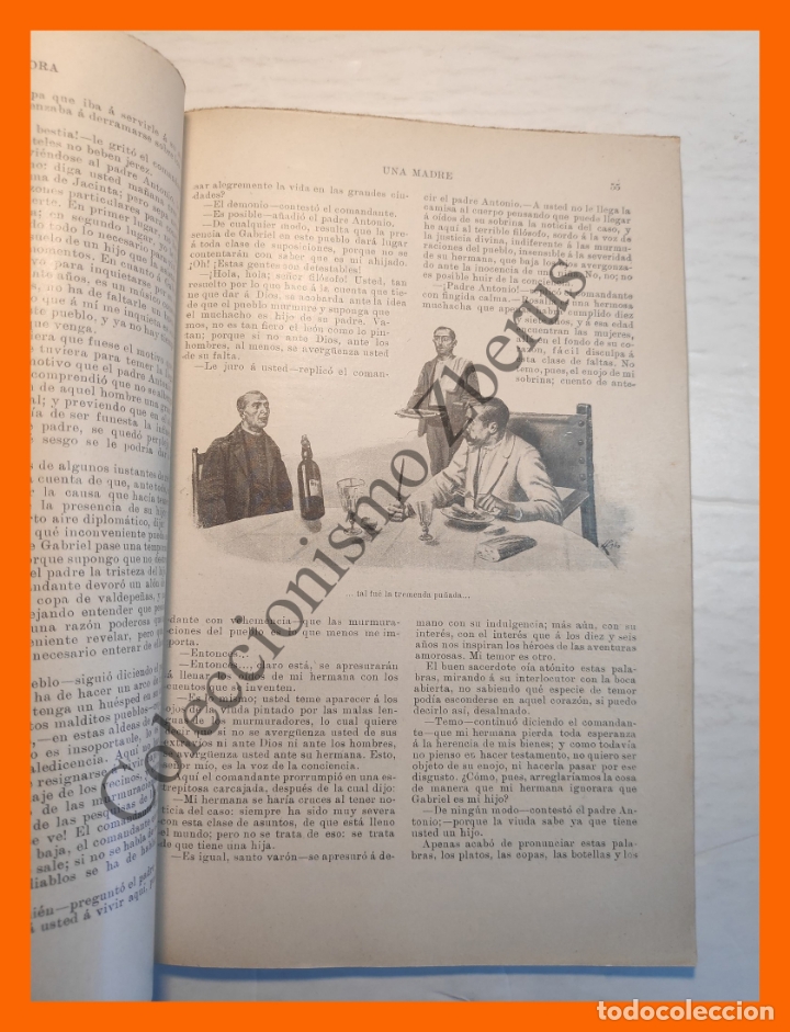 Libros antiguos: Una Madre - Jos&eacute; Selgas - Foto 2