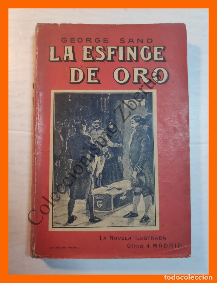Libros antiguos: La Esfinge de Oro - George Sand - Foto 1