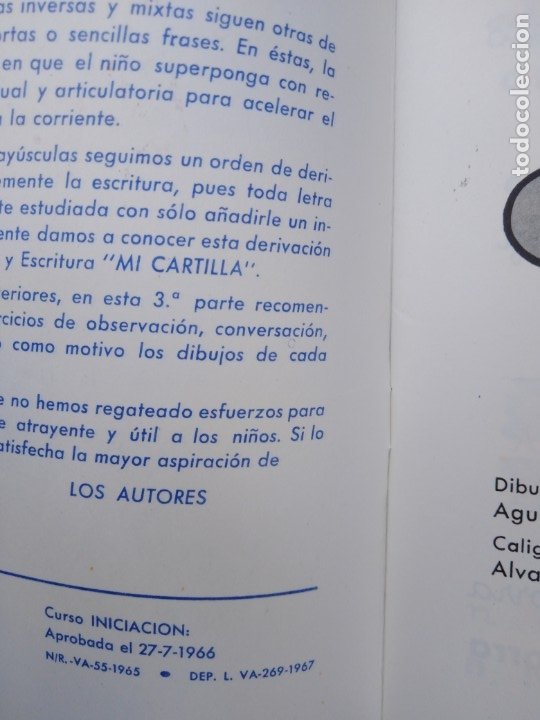 Libros antiguos: MI CARTILLA TERCERA PARTE DE ALVAREZ 1967 impecable estado - Foto 2 - 312229678