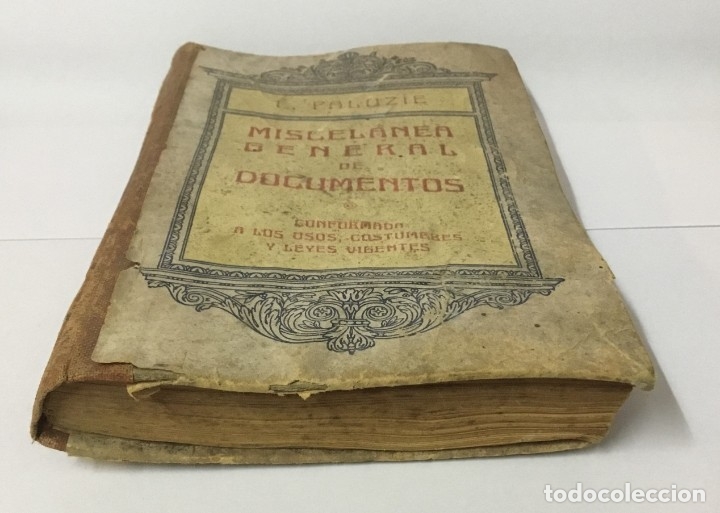 Libros antiguos: Miscel&aacute;nea General de Documentos - E. PALUZ&Iacute;E - 1936 - Foto 1