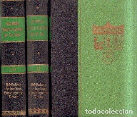 Livros antigos: DICCIONARIO HISTORICO-GEOGRAFICO DEL PAIS VASCO. VV.AA. A-LPAVA-074
