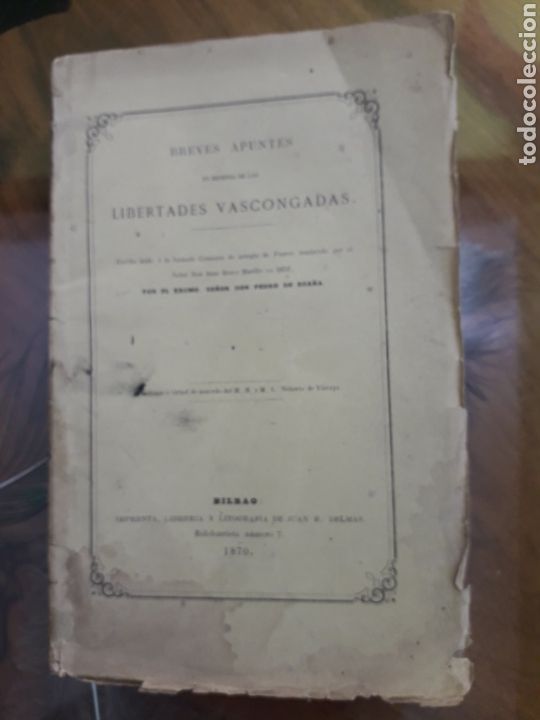 Libros antiguos: LIBERTADES VASCONGADAS - Foto 1