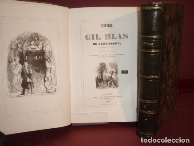Libros antiguos: HISTORIA DE GIL BLAS DE SANTILLANA - Foto 1