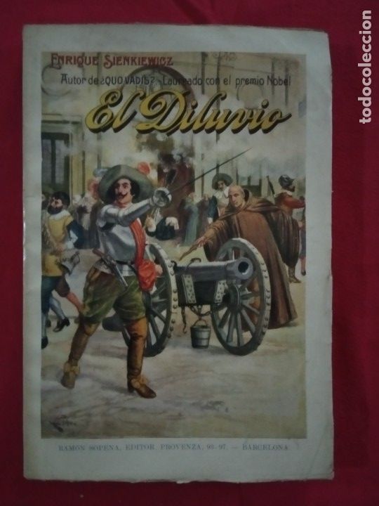 Libros antiguos: El Diluvio. Novela de Enrique Sienkiewicz. - Foto 1
