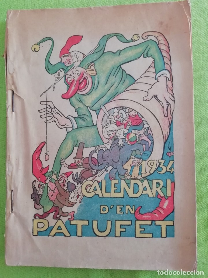 Libros antiguos: Calendari den Patufet 1934 - Foto 1