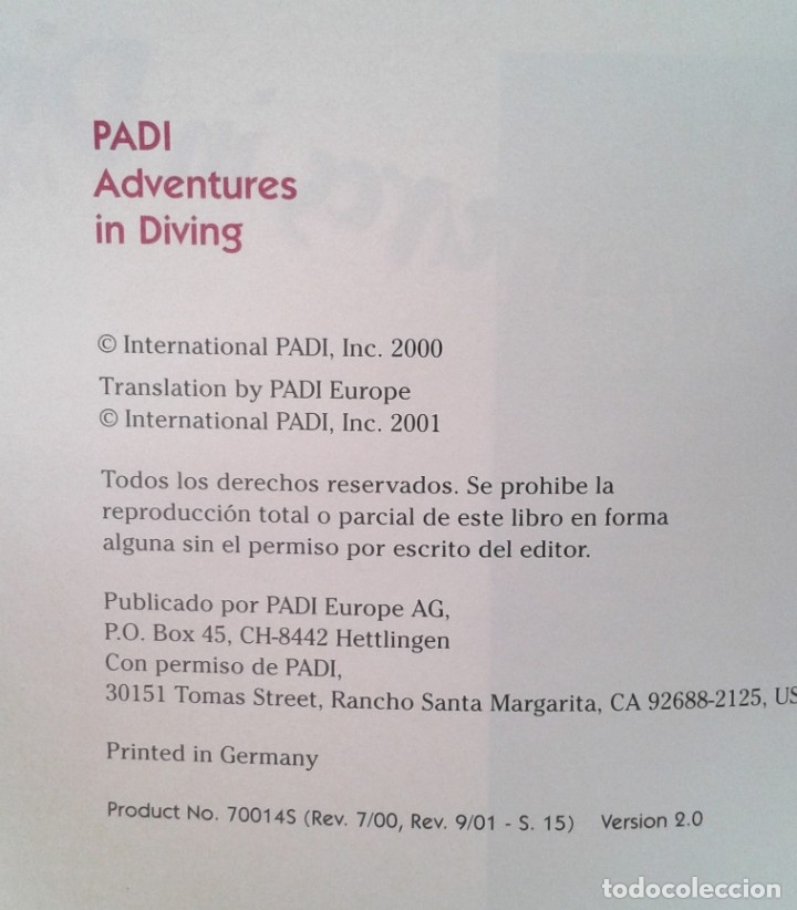 Libros antiguos: PADI ADVENTURES IN DIVING BOB COLEMAN. LIBROS BUCEO - Foto 2
