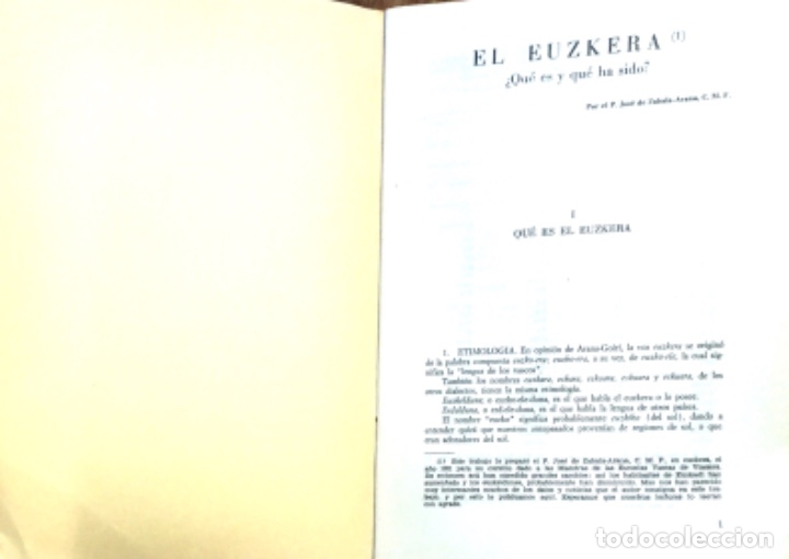 Libros antiguos: TRES LIBROS SOBRE EL EUSKERA - Foto 2