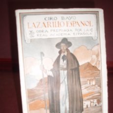 Libri antichi: CIRO BAYO ... LAZARILLO ESPAÑOL ... 1921