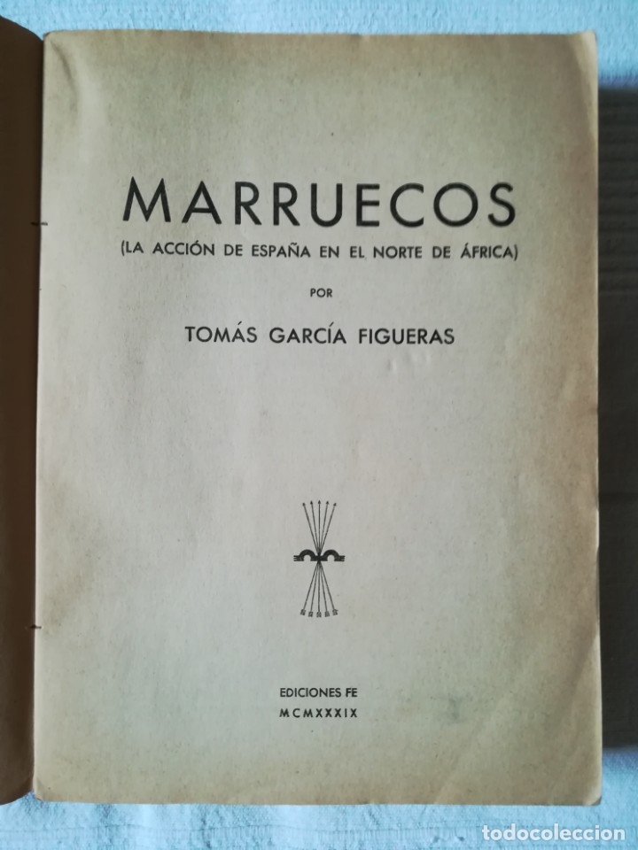Libros antiguos: Marruecos de Tom&aacute;s Garc&iacute;a Figueras - Foto 2