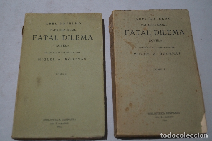 Libros antiguos: FATAL DILEMA. ABEL BOTELHO. 1916 - Foto 1