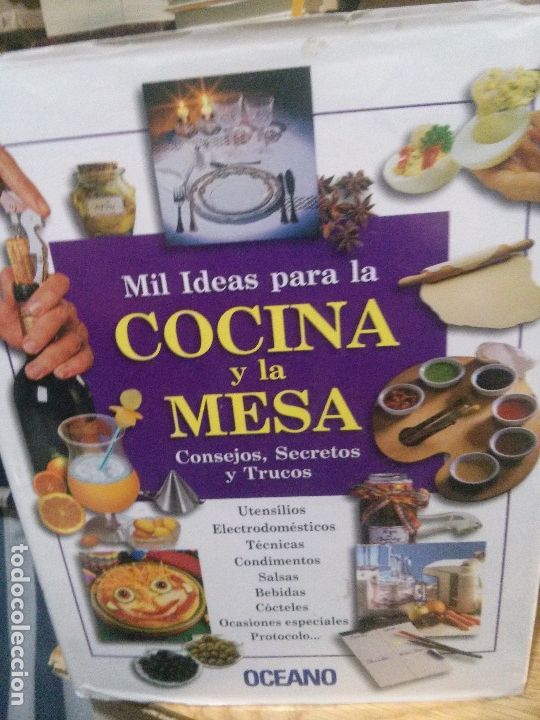 Libros antiguos: mil ideas para la cocina y la mesa, oceano editorial. - Foto 1