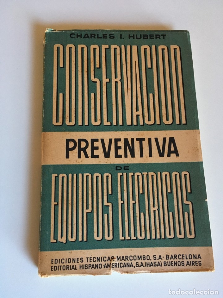 Libros antiguos: Conservaci&oacute;n PREVENTIVA de equipos electricos - Foto 1