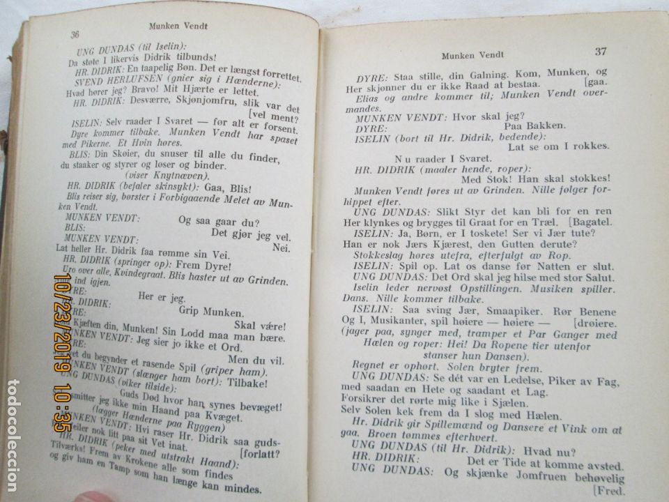 Libros antiguos: KNUT HAMSUN - SAMLEDE VERKER - VII BIND - 1916. - Foto 4