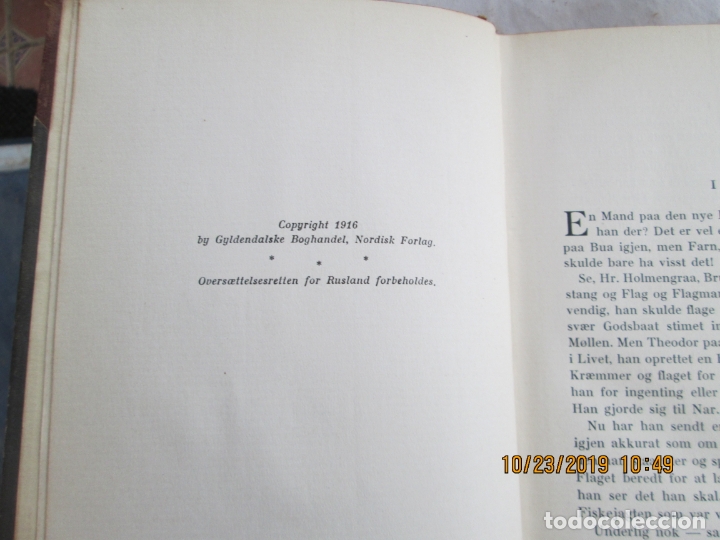 Libros antiguos: KNUT HAMSUN - SAMLEDE VERKER - X BIND  - 1916. - Foto 3