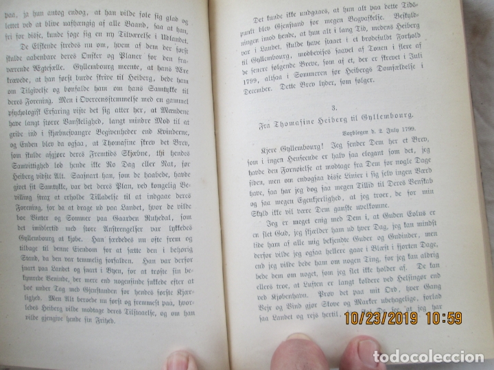 Libros antiguos: PETER ANDREAS HEIBERG - THOMASINE GYLLENBORG - 1882. - Foto 3