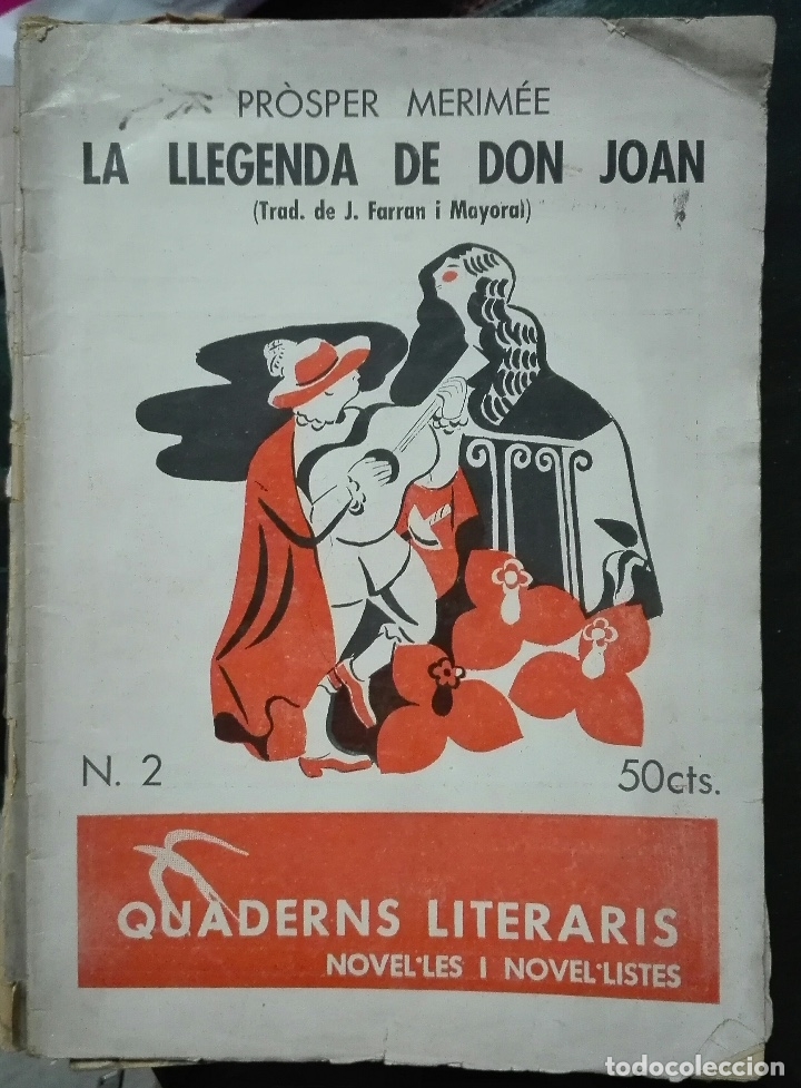 Antiquarische B&uuml;cher: Pr&ograve;sper Merim&eacute;e. La llegenda de don Joan. 1936