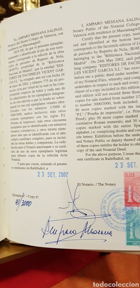 Libros antiguos: LIBRO DE GUISADOS DE RUPERTO DE NOLA ,facsimil. - Foto 5