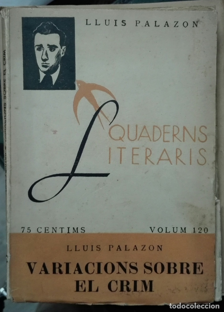 Libros antiguos: Lluis Palaz&oacute;n. Variacions sobre el crim. 1936