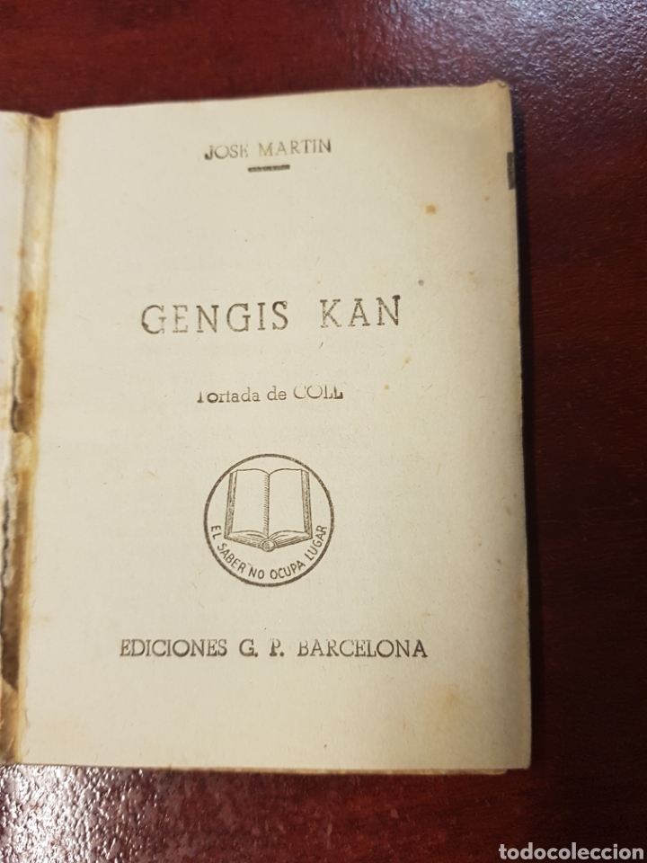 Libros antiguos: Gengis-kan - J. MARTIN - Foto 2