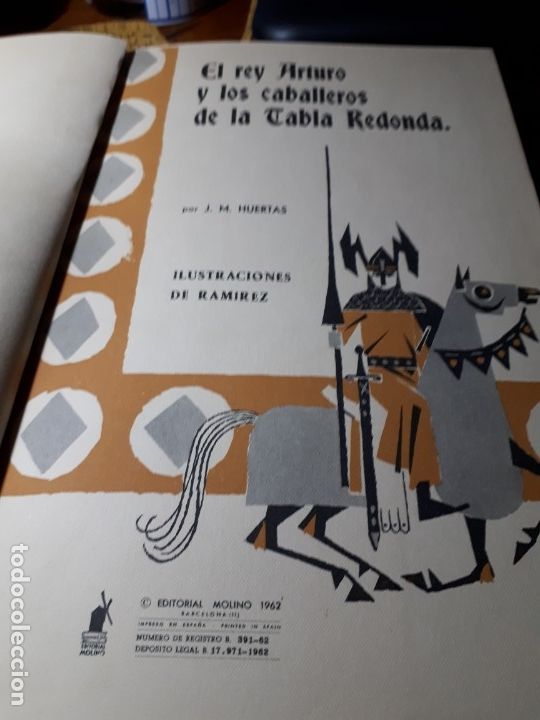 Libros antiguos: EL REY ARTURO - Foto 2