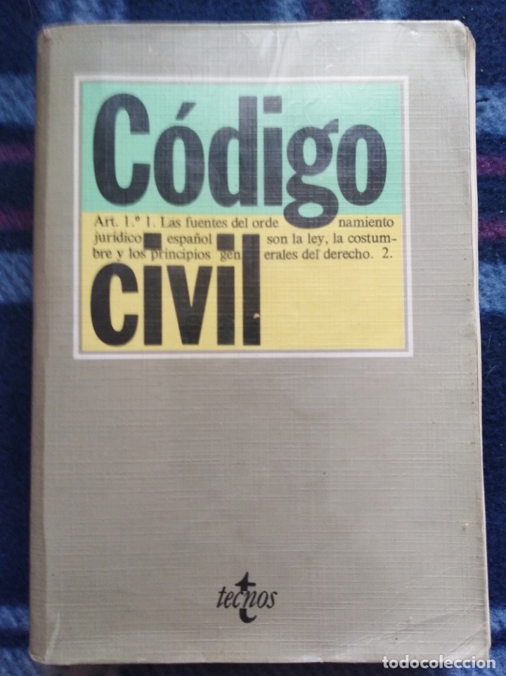Libros antiguos: Libro - c&oacute;digo civil - 1986 - Foto 1