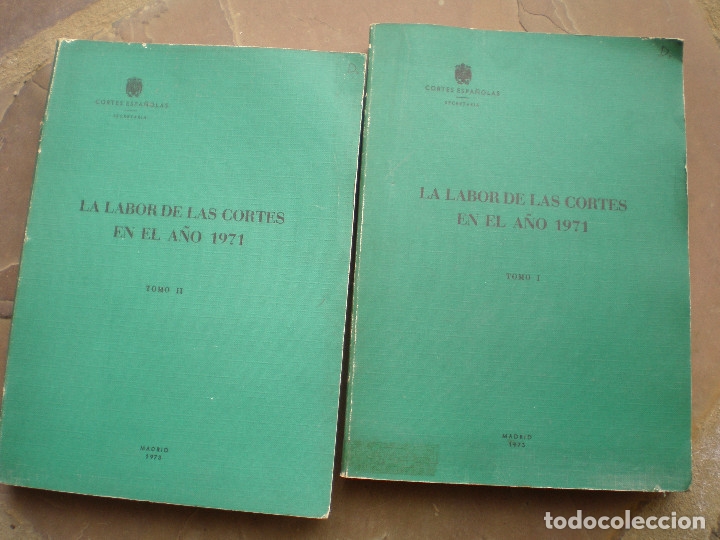 Libros antiguos: La Labor de las Cortes en el a&ntilde;o 1971 - Foto 1