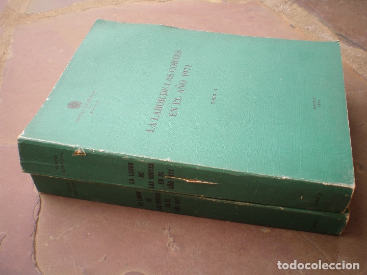 Libros antiguos: La Labor de las Cortes en el a&ntilde;o 1971 - Foto 2