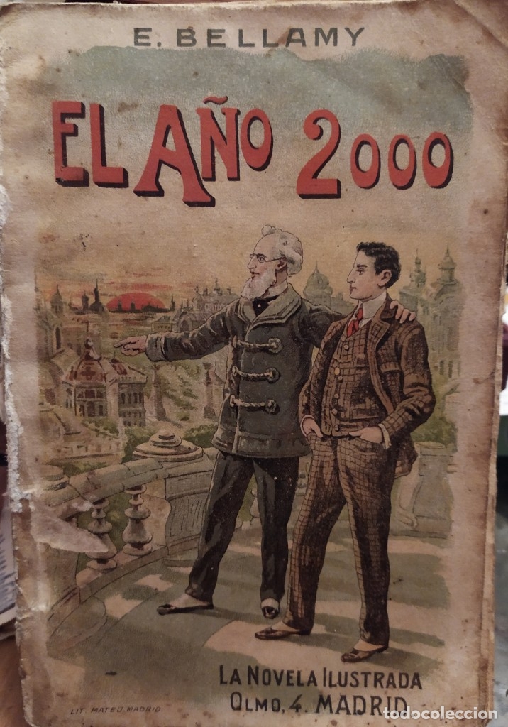 Libros antiguos: LA NOVELA ILUSTRADA EL A&Ntilde;O 2000 EDUARDO BELLAMY 1920? - Foto 1