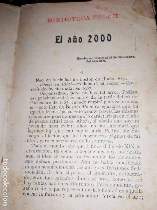 Libros antiguos: LA NOVELA ILUSTRADA EL A&Ntilde;O 2000 EDUARDO BELLAMY 1920? - Foto 5