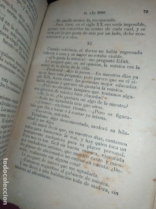 Libros antiguos: LA NOVELA ILUSTRADA EL A&Ntilde;O 2000 EDUARDO BELLAMY 1920? - Foto 10