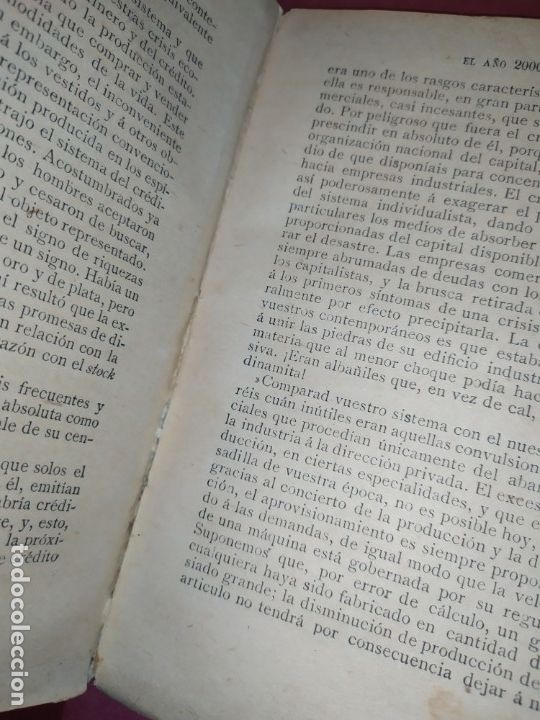 Libros antiguos: LA NOVELA ILUSTRADA EL A&Ntilde;O 2000 EDUARDO BELLAMY 1920? - Foto 15