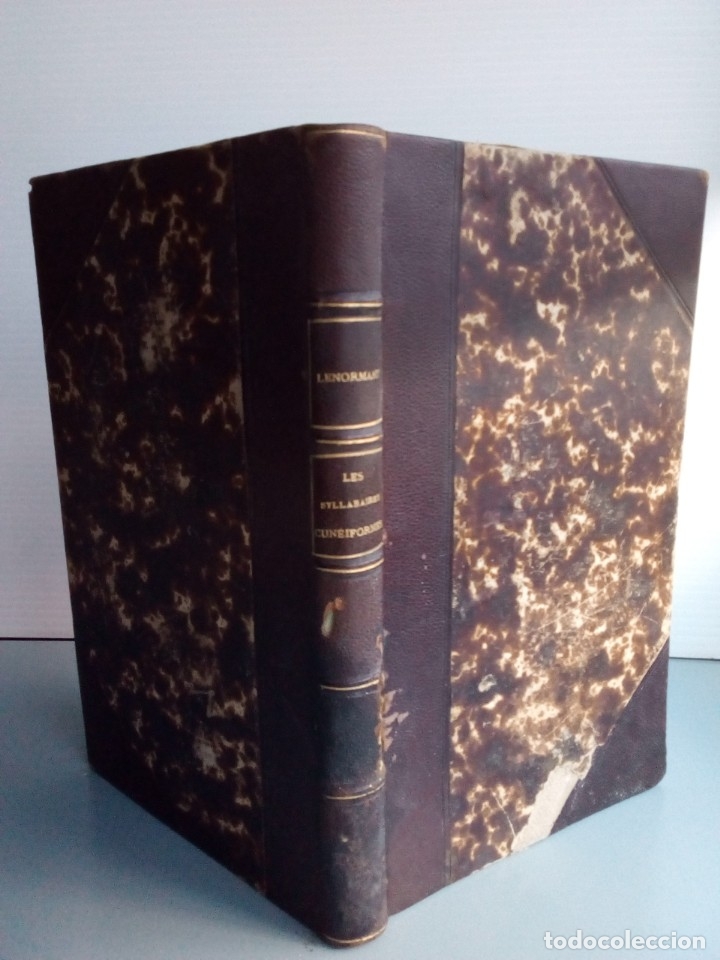 Libros antiguos: Silabarios cuneiformes. Texto en franc&eacute;s. 1887. - Foto 3