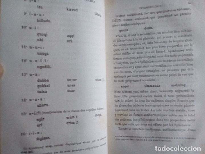 Libros antiguos: Silabarios cuneiformes. Texto en franc&eacute;s. 1887. - Foto 8